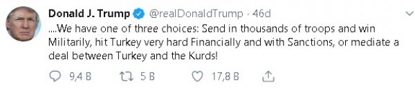 Trump, Türkiye'yi bu kez askeri müdahale ile tehdit etti