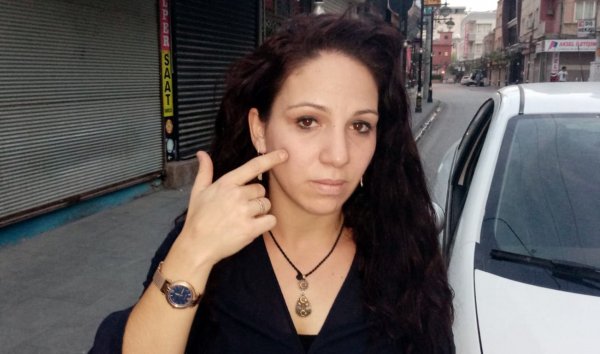 Terör yandaşları İHA muhabirine saldırdı