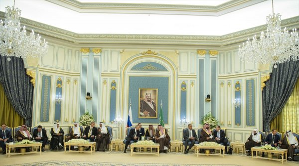 Putin, Suudi Arabistan'da