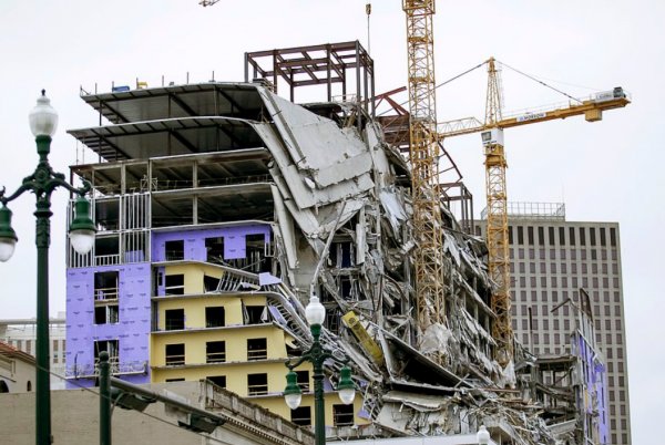 ABD'de kafe inşaatında çökme: 1 ölü