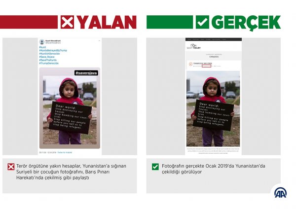 Harekata fotoğraflarla manipülasyon girişimi