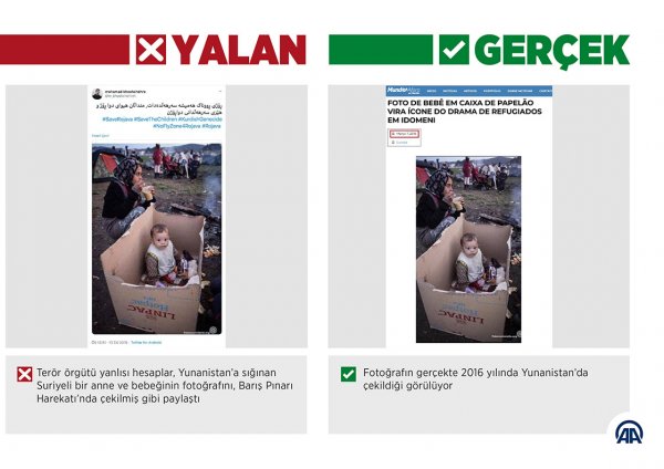 a Harekata fotoğraflarla manipülasyon girişimi