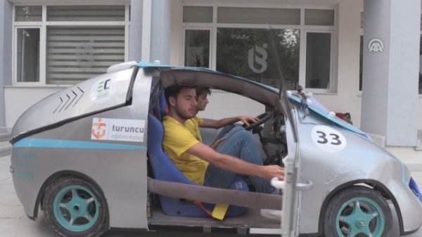 Isparta'da öğrencilerin yaptığı araç yenilendi