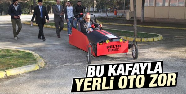 Tuncelili öğrencilerin yaptığı otomobil