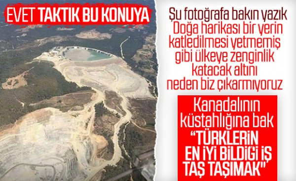 Kaz Dağları'nda altın aranmasına ara verildi