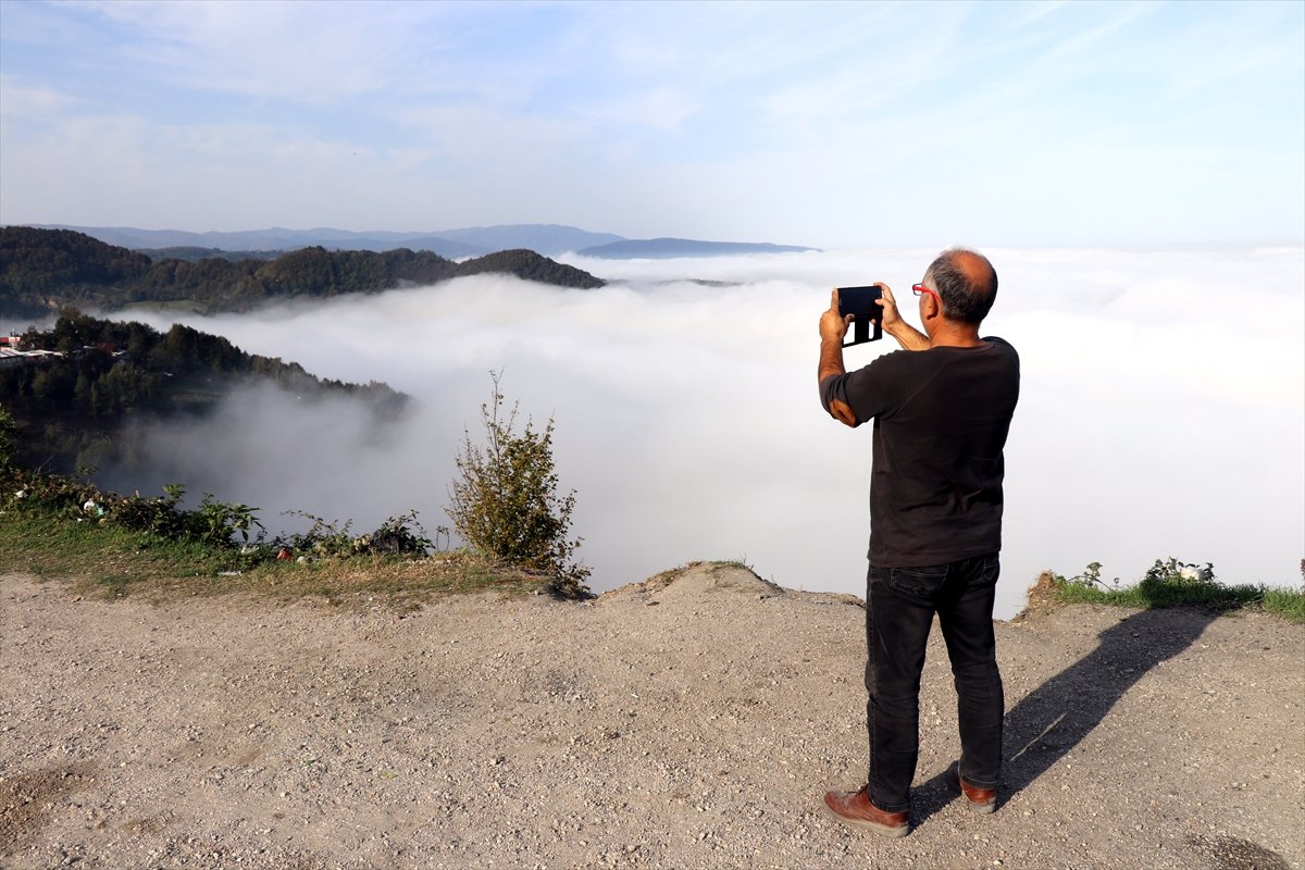 a Bolu Dağı'ndan seyir zevki yüksek görüntüler