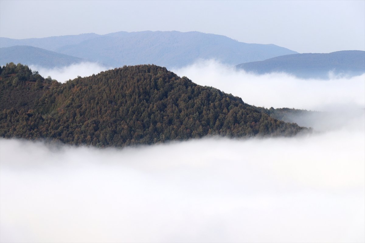 a Bolu Dağı'ndan seyir zevki yüksek görüntüler