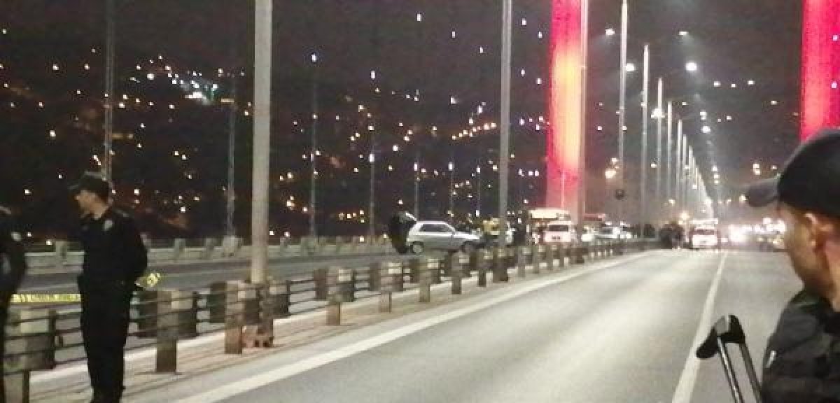 15 Temmuz Şehitler Köprüsü'nde intihar girişimi