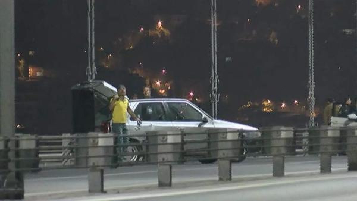 15 Temmuz Şehitler Köprüsü'nde intihar girişimi