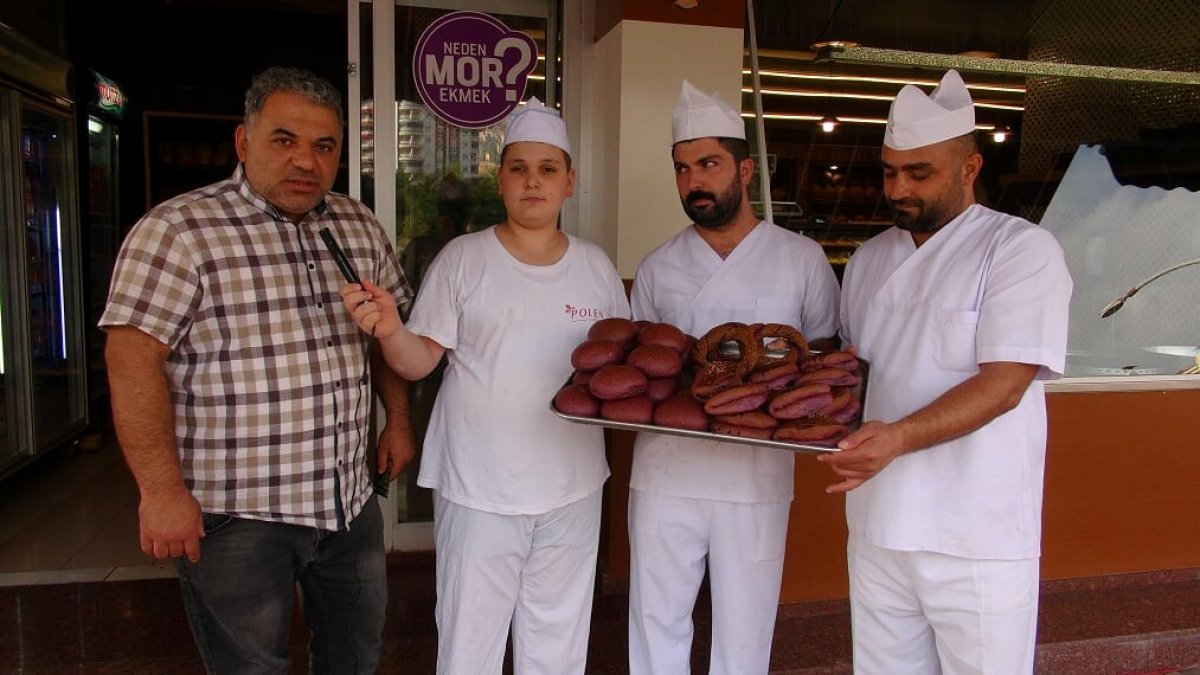 Mor ekmek Malatya'da üretiliyor