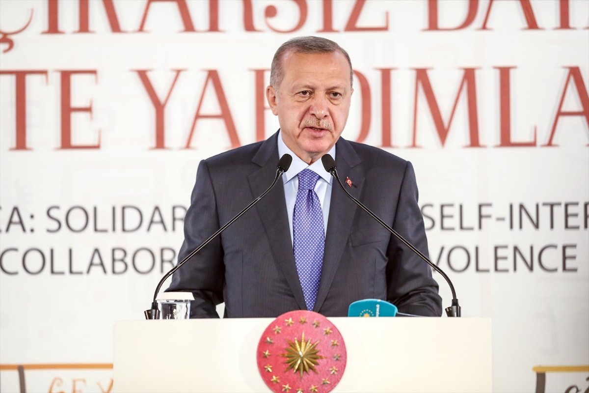 Cumhurbaşkanı Erdoğan'dan silah ambargosuna yanıt