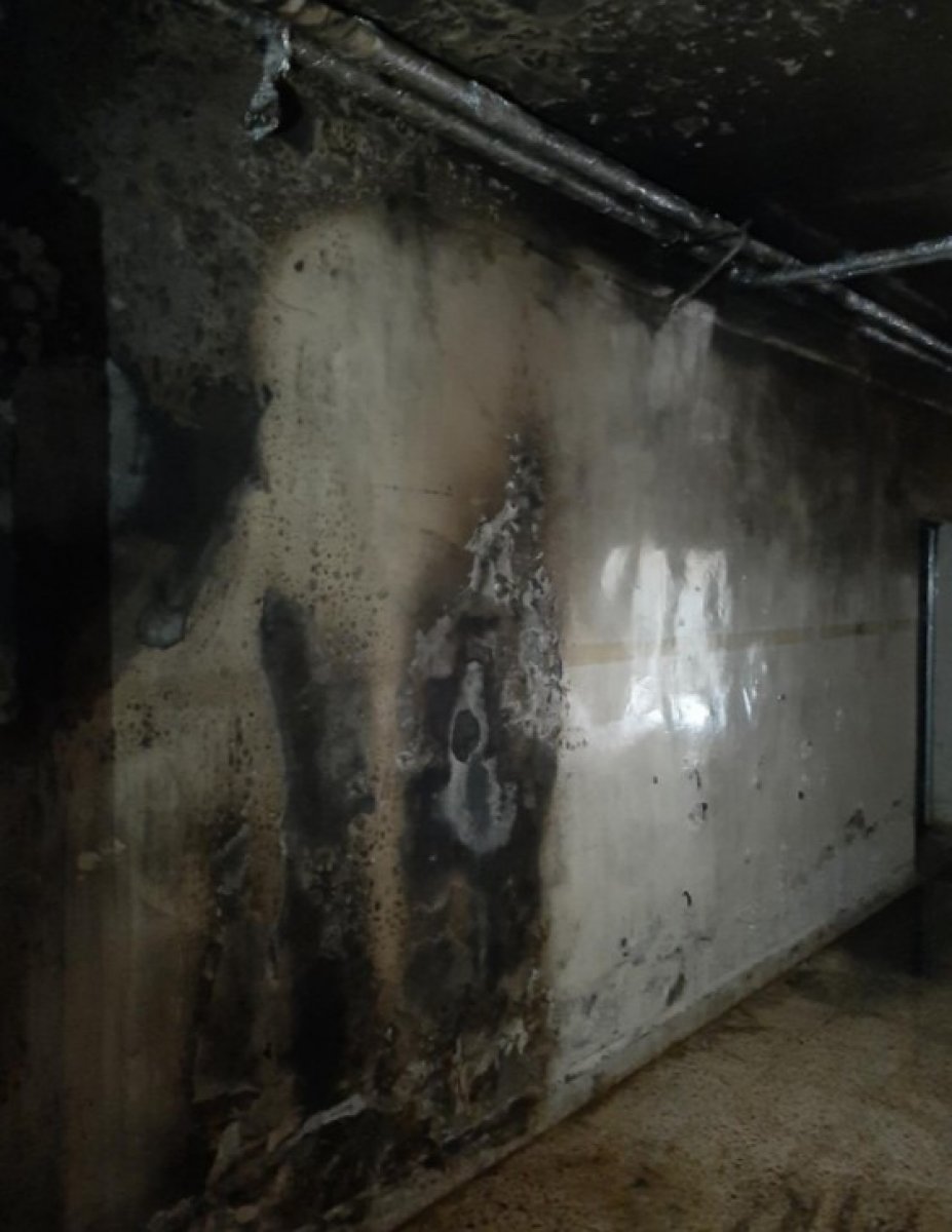 Teröristler Tel Abyad Hastanesi'ni yaktı