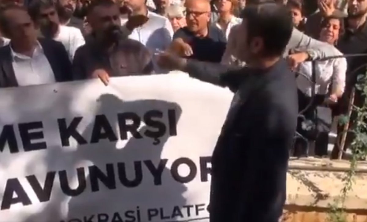 a Nusaybin'de HDP'ye tepki