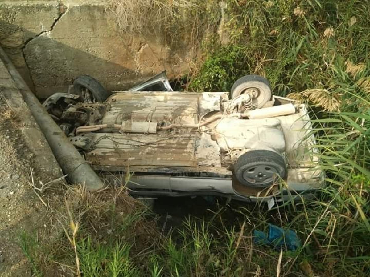 i Mersin'de araç su kanalına düştü: 1 ölü