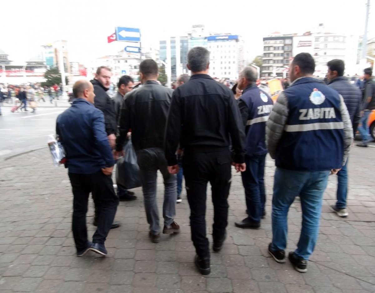 Yakalanan dilenciden beddua ve saldırı