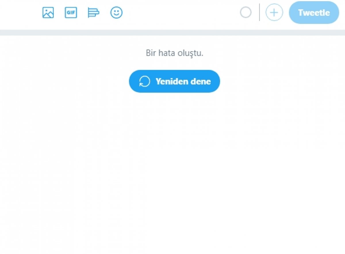 Twitter bağlantısında sorun yaşandı
