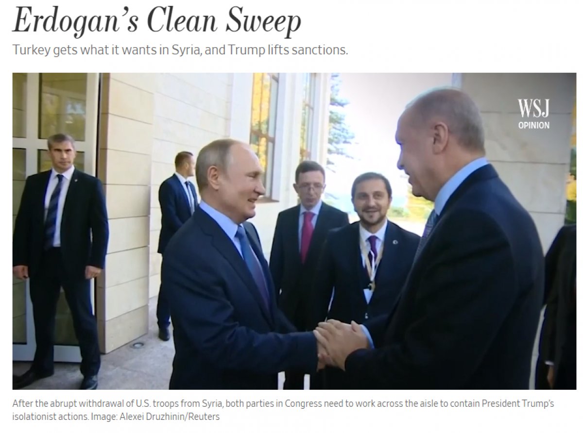 Türkiye'nin yaptığı anlaşmalar ABD basınında