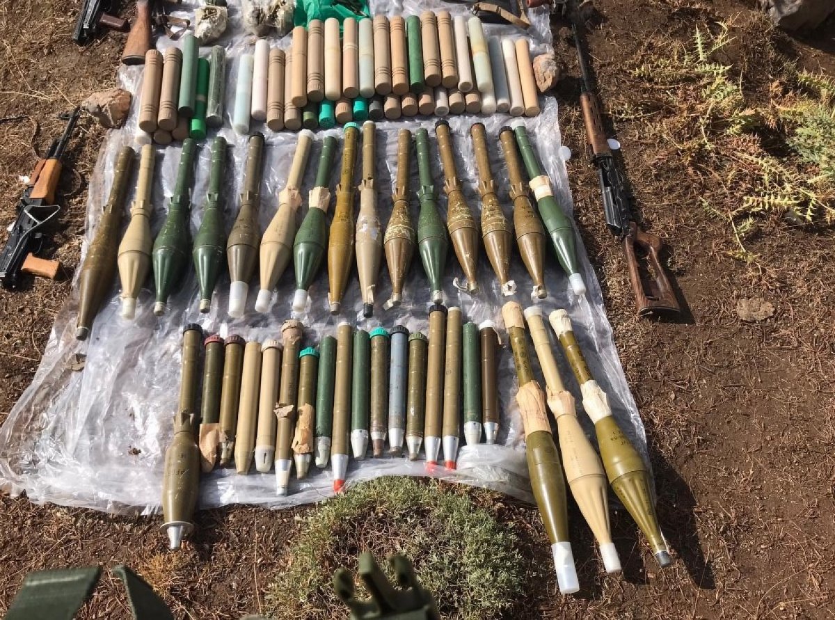 i Kıran Operasyonu'nda terör örgütüne ait sığınak bulundu