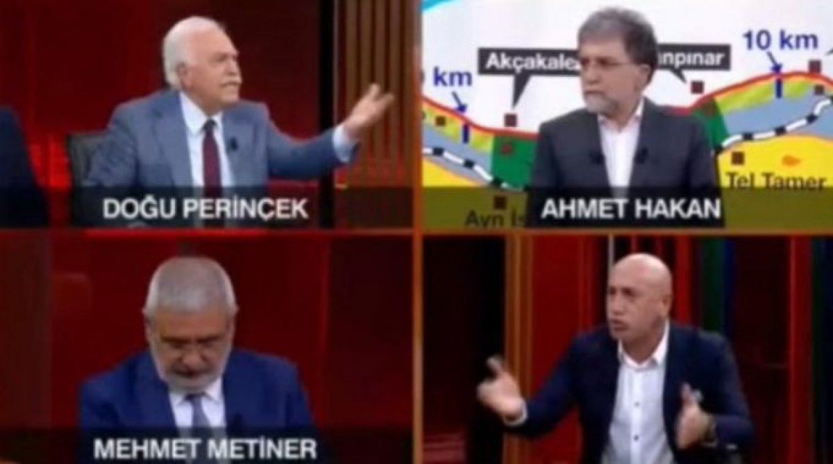 Perinçek, canlı yayında CHP'lilerle kavga etti
