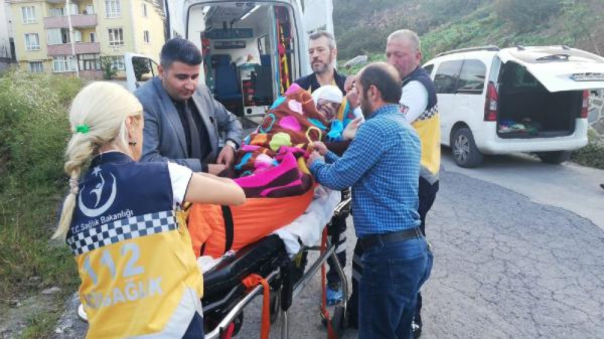 Zonguldak'ta yaşlı kadını, bakıcısı darbetti