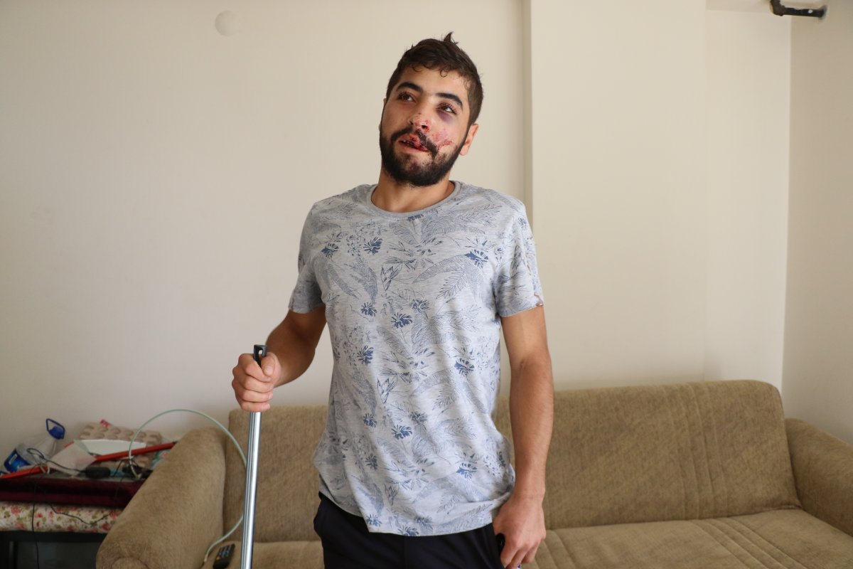 5 metrelik duvardan spor amaçlı atlamış