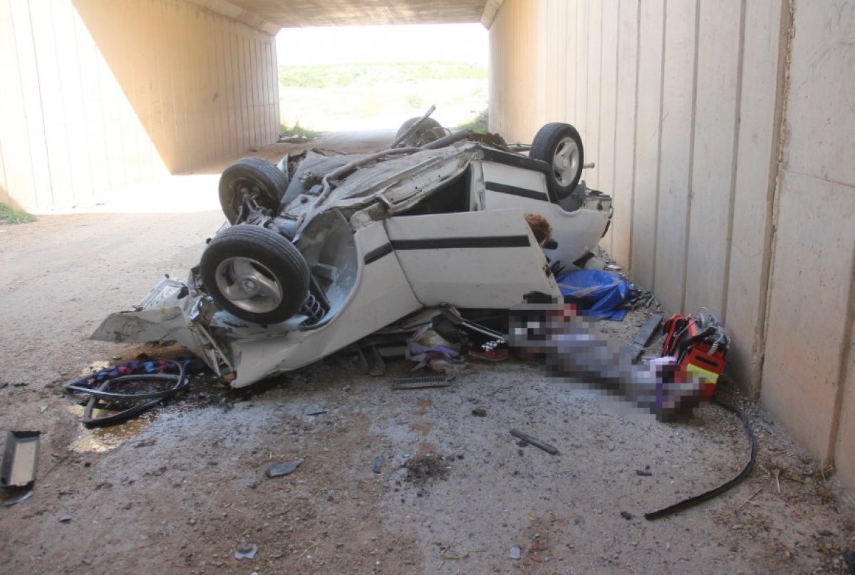 Adana'da feci kaza: 1 ölü, 3 yaralı