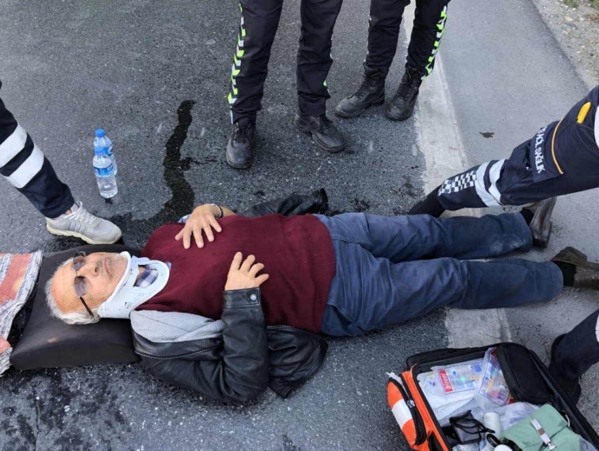 i Yaya geçidini kullanmayan yaşlı adama otomobil çarptı
