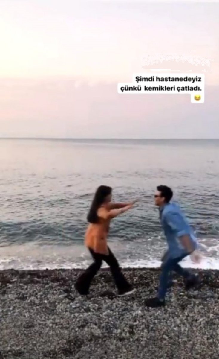 Hanife Gürdal, sevgilisinin kucağına atladı