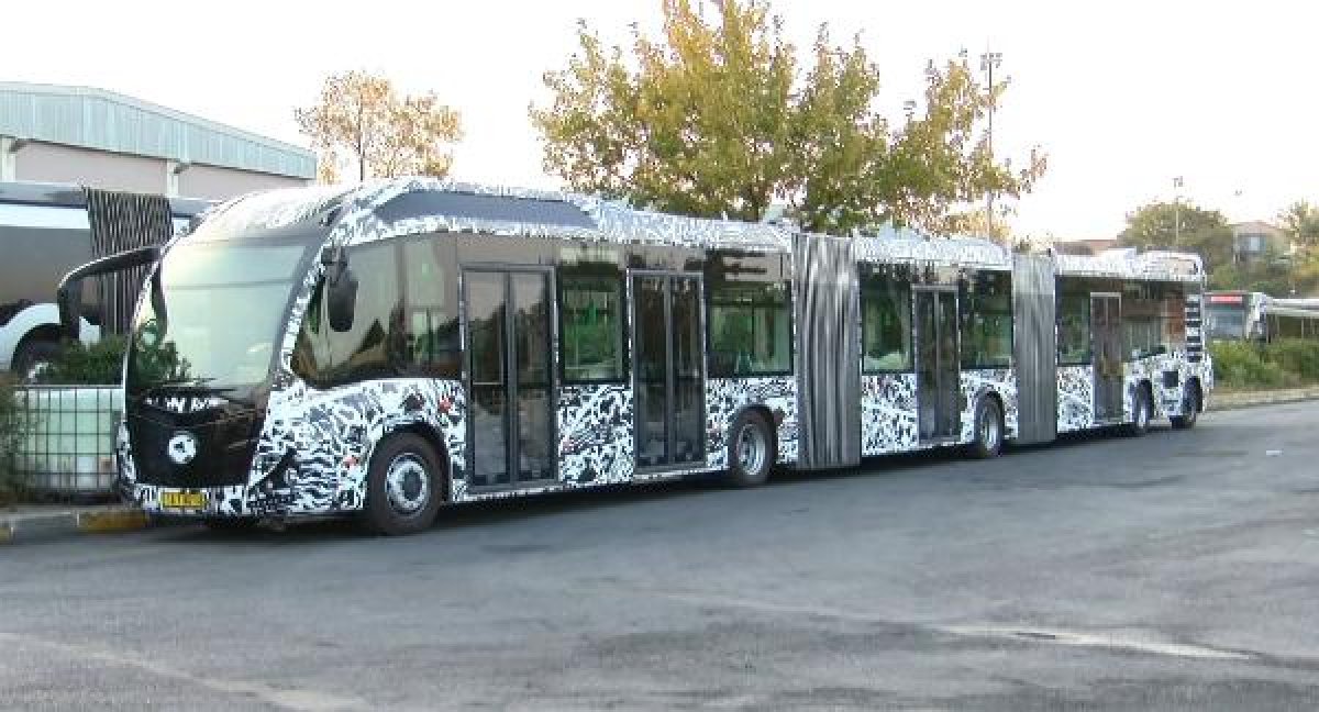 d Metrobüs için yeni araç test ediliyor