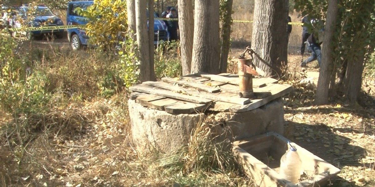 i Önce boğazını kestiler sonra su kuyusuna attılar