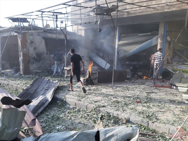 a Tel Abyad'da bombalı saldırı