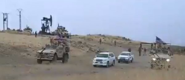 ABD askerleri petrol nöbetinde