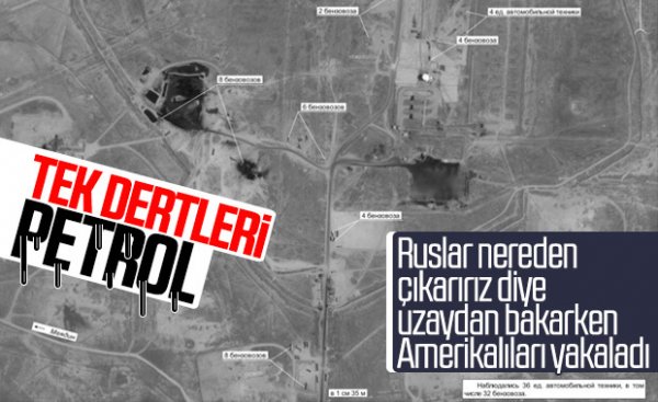 ABD askerleri petrol nöbetinde