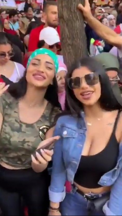 Lübnan'daki gösterilerden renkli görüntüler