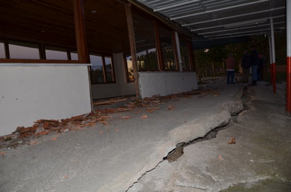 i Ordu'da heyelan meydana geldi