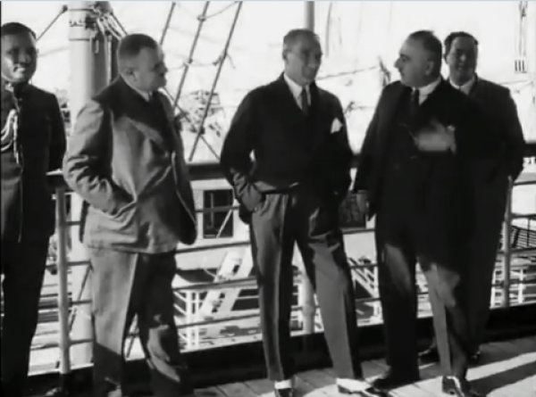 Atatürk'ün 1930'da çekilen, ilk kez yayınlanan videosu
