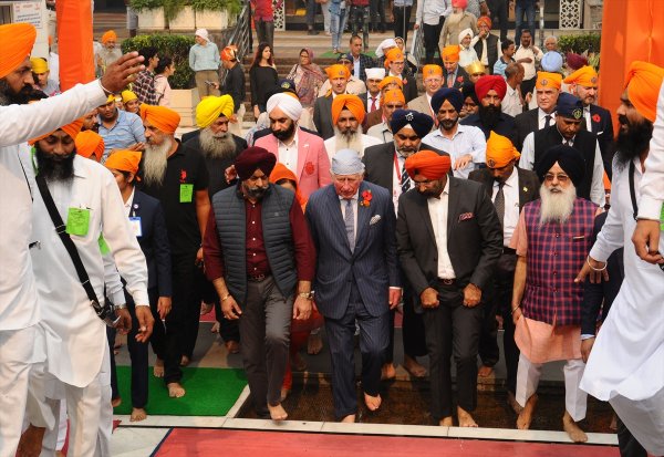 a Galler Prensi Charles Hindistan'da