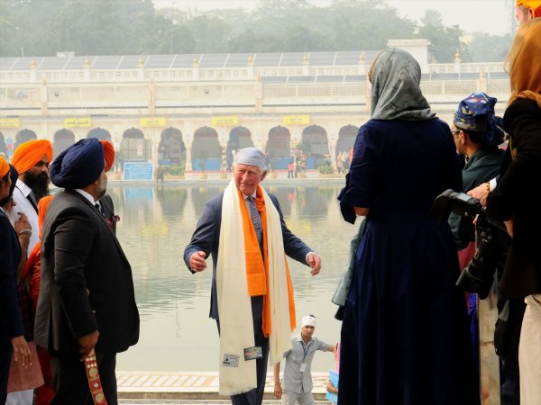 a Galler Prensi Charles Hindistan'da