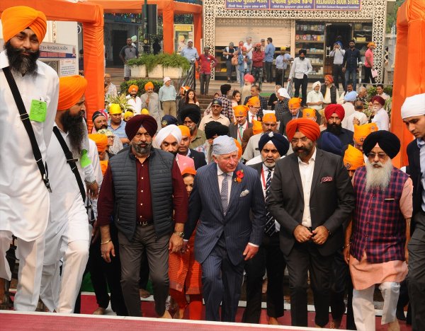 a Galler Prensi Charles Hindistan'da