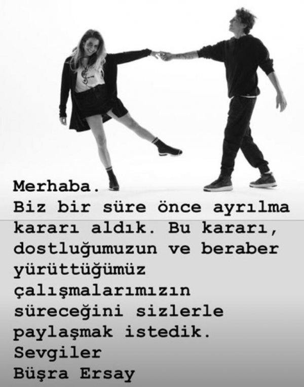 Büşra Pekin: Biz ayrıldık
