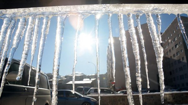 a Doğu Anadolu'da sıcaklıklar 6 ilde sıfırın altına düştü