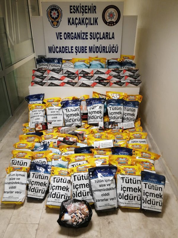 Eskişehir'de kaçak tütün operasyonu
