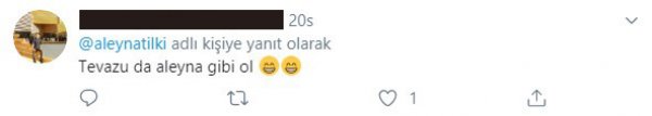 Aleyna Tilki kendini övdü