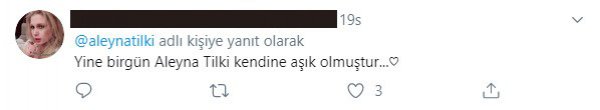 Aleyna Tilki kendini övdü