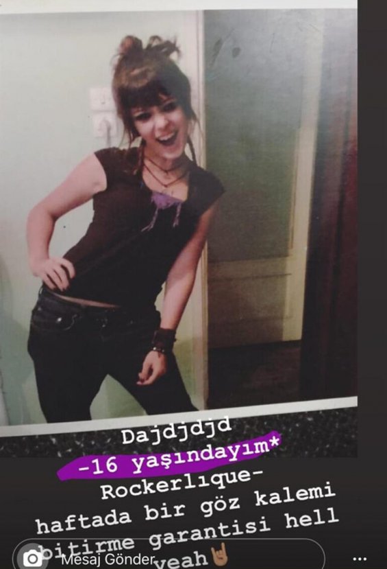 Selin Şekerci'nin 16 yaşındaki hali