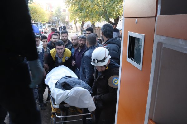 a YPG/PKK Tel Rıfat'tan Azez'deki sivillere saldırdı