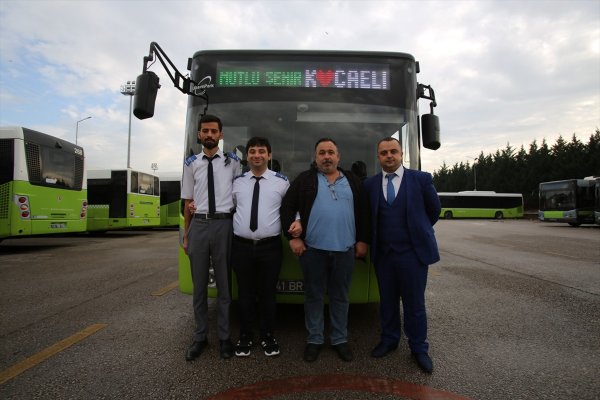 Otizmli gencin otobüs sürücüsü olma hayali gerçekleşti