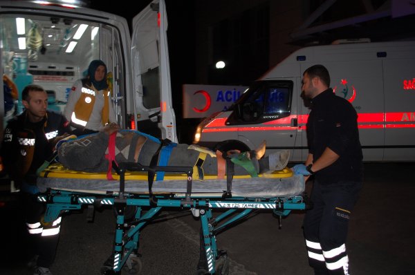 i Tekirdağ'da otomobil ile damperli patpat çarpıştı