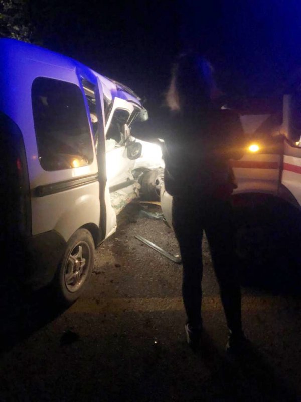 Kastamonu'da hasta sevki yapan ambulans kaza yaptı