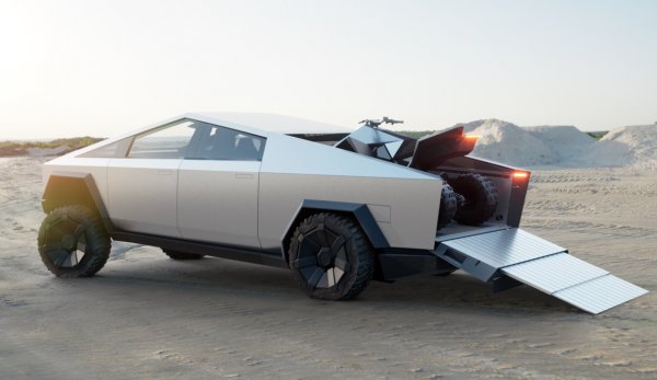 Tesla Cybertruck'ın Anadol Böcek'e benzeyen tasarımı